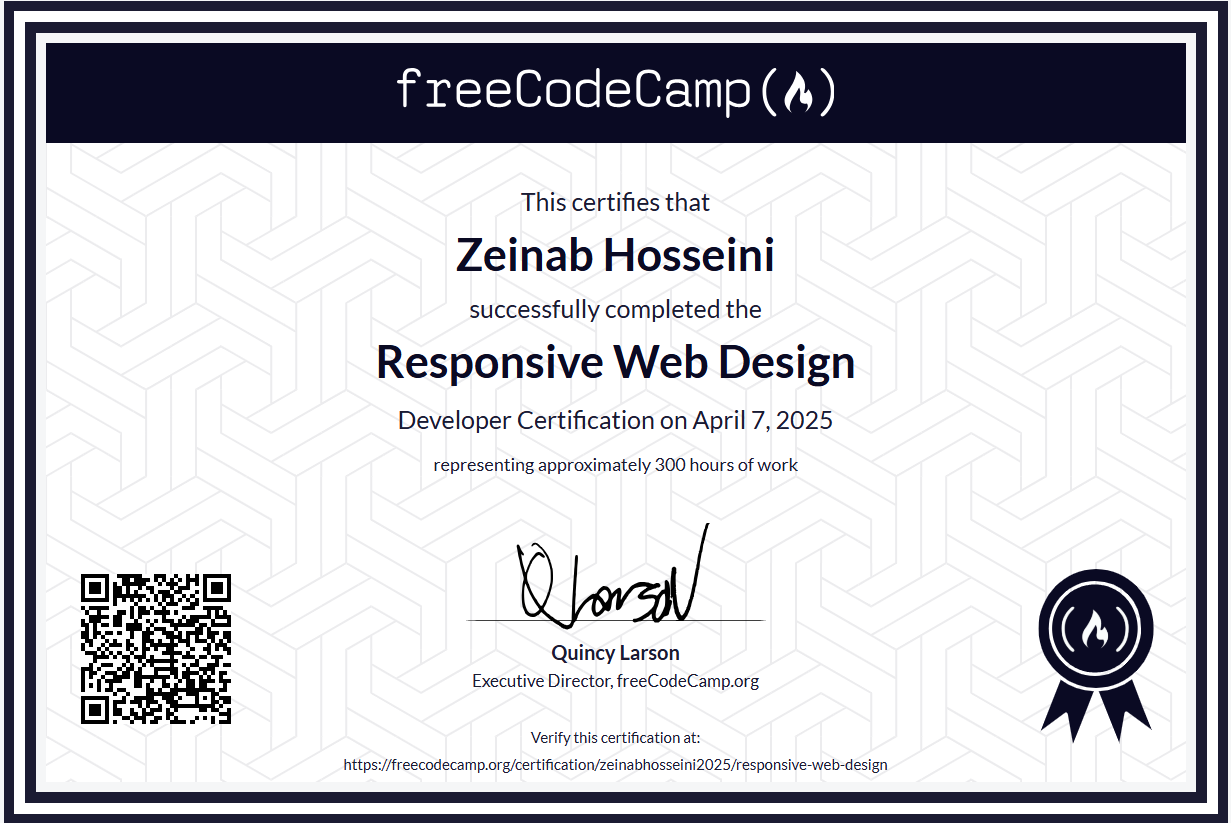 Responsive WebDesign Certificate